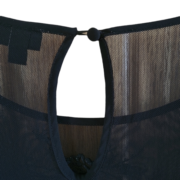 Torrid Floral Embroidered Mesh Little Black Dress - Picture 11 of 13